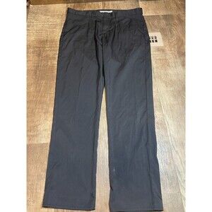 Perry Ellis Pants Portfolio Mens Size 34 x 30 Black Light Weight Slim Fit